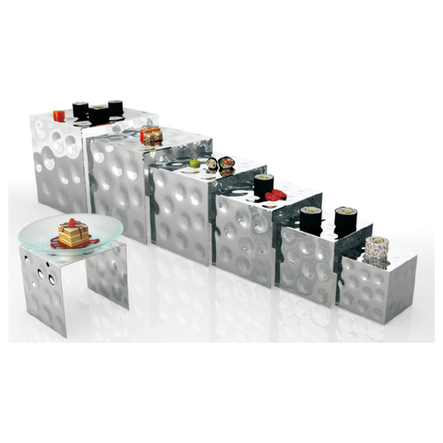 Bon Chef 2910 Showcase Display Riser Square 4-9/10"W X 4-9/10"D X 4-9/10"H