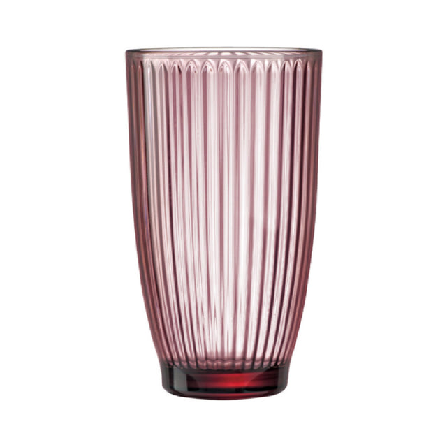 Arc Cardinal V8711 Hi Ball Glass 12.25 Oz Arcoroc Rock Line Pink (24 PC In A Case)