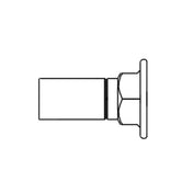T&S Brass B-0446 Inlet Extension Adds 2-3/4" To Faucets With 1/2" IPS Inlets