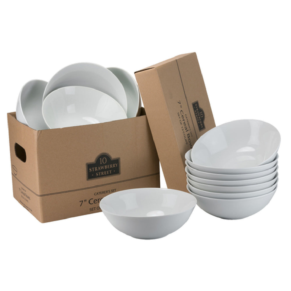 10 Strawberry St CATERING-12CPBWL - Cereal Bowl Catering Set, 12 Oz., 7"