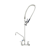 T&S Brass S-0133-A14-BY EverSteel 8” Wall Mount Mixing Faucet With Body Add-on Faucet