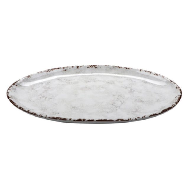 GET Enterprises CS-1511-FM French Mill™ Platter 15" X 11" Oval