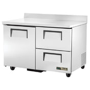 True Refrigeration TWT-48D-2-HC Work Top Refrigerator Two-section