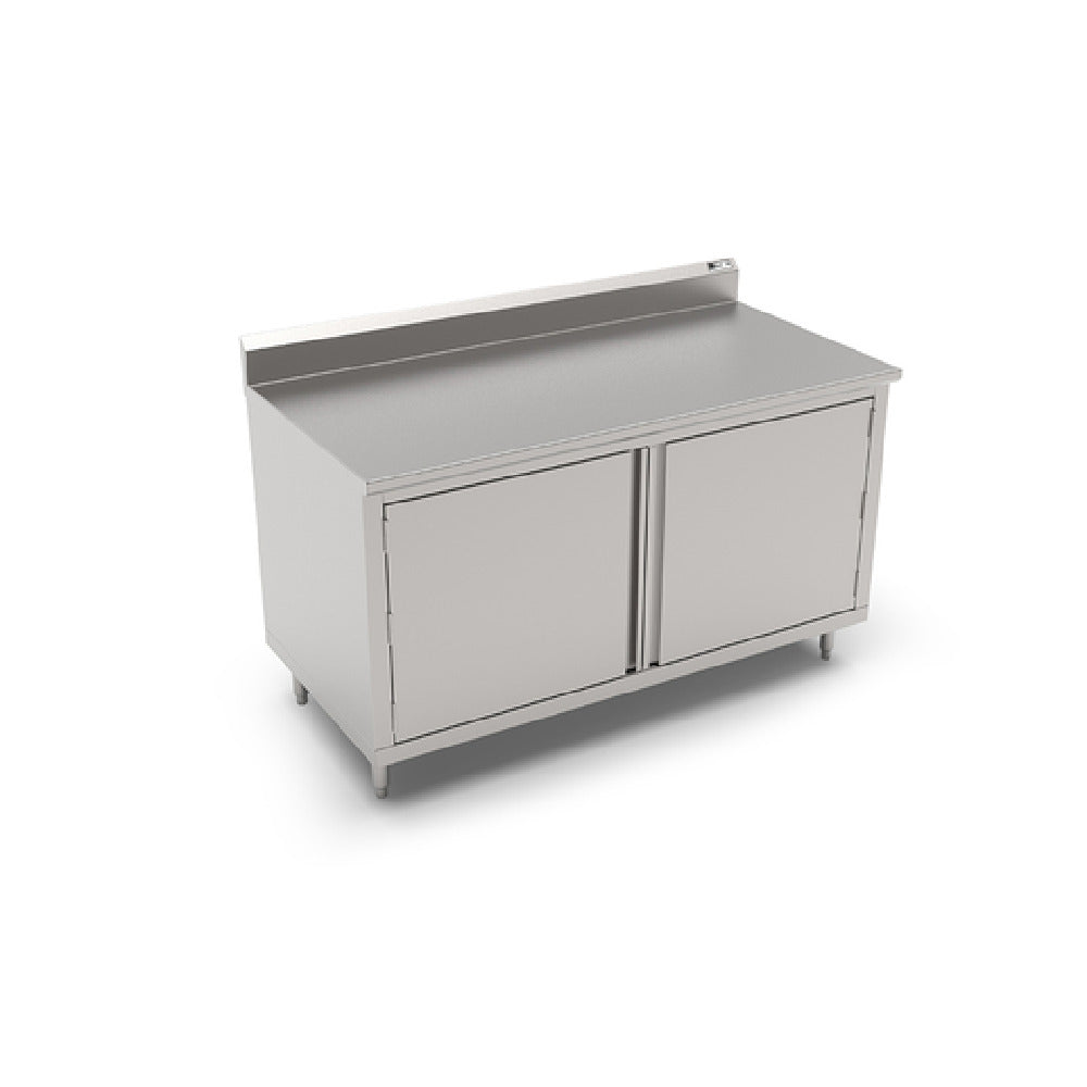 John Boos 4CH6R5-3084 Work Table Cabinet Base With (2) Sets Of Hinged Doors 84"W X 30"D