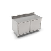 John Boos 4CH6R5-3084 Work Table Cabinet Base With (2) Sets Of Hinged Doors 84"W X 30"D