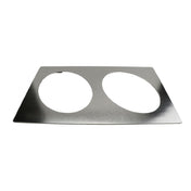 GET Enterprises T0B009-2 Heiss Stainless Steel Tile For 2ea CA-00915"W X 22"D X 2"H