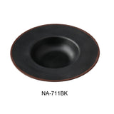 Yanco NA-711BK Nature Art Dessert Plate 11-1/2"dia. X 2-1/4"H 16 Oz