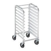 Hubert 29029 - CenPro Steam Table Pan Rack, 10-Pan Aluminum, Unassembled