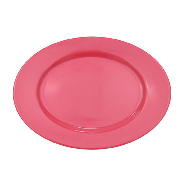 CAC China LV-14-R Las Vegas Platter 12-1/2"L X 8-5/8"W X 1-1/2"H Oval