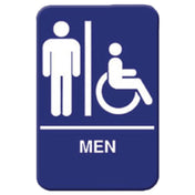 Royal ROY 695631 A - Sign, 6" X 9", "Men/Accessible"