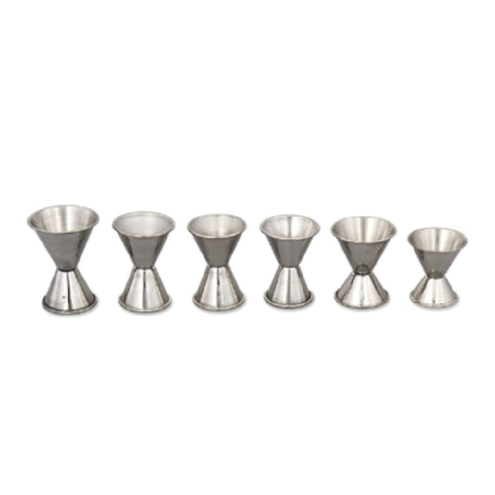 Alegacy Foodservice Products 1292 Double Jigger 1 1-1/2 Oz. Stainless Steel
