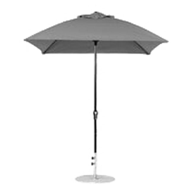Plantation Prestige Commercial Furniture 9965CL-01 GRA Montego Market Umbrella 6-1/2 Ft. Square Top