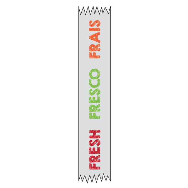 Hubert 68013 - Merchandising Food Tape, "Fresh/Fresco/Frais"