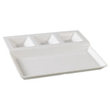 Yanco NC-2520 Nu-Classic Compartment Plate 12-1/4" X 10-1/2" Rectangular