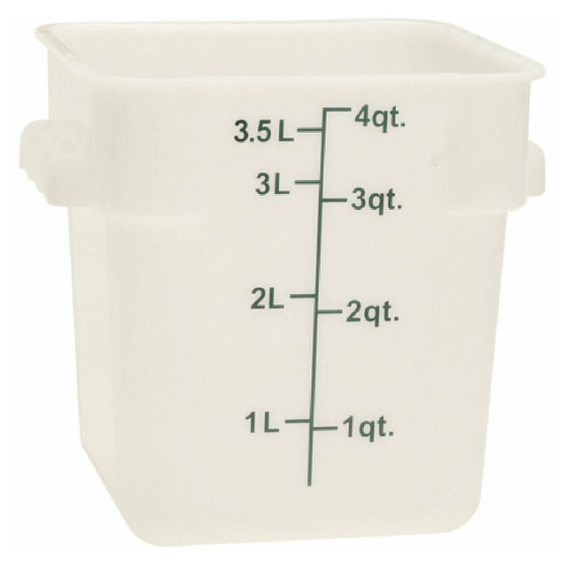 Thunder Group PLSFT004PP Food Storage Container 4 Quart Square
