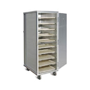 Piper Products AD-10S - Enclosed Tray Delivery Cart, Aluminum, (1) 270° Swing Door With Side Latch
