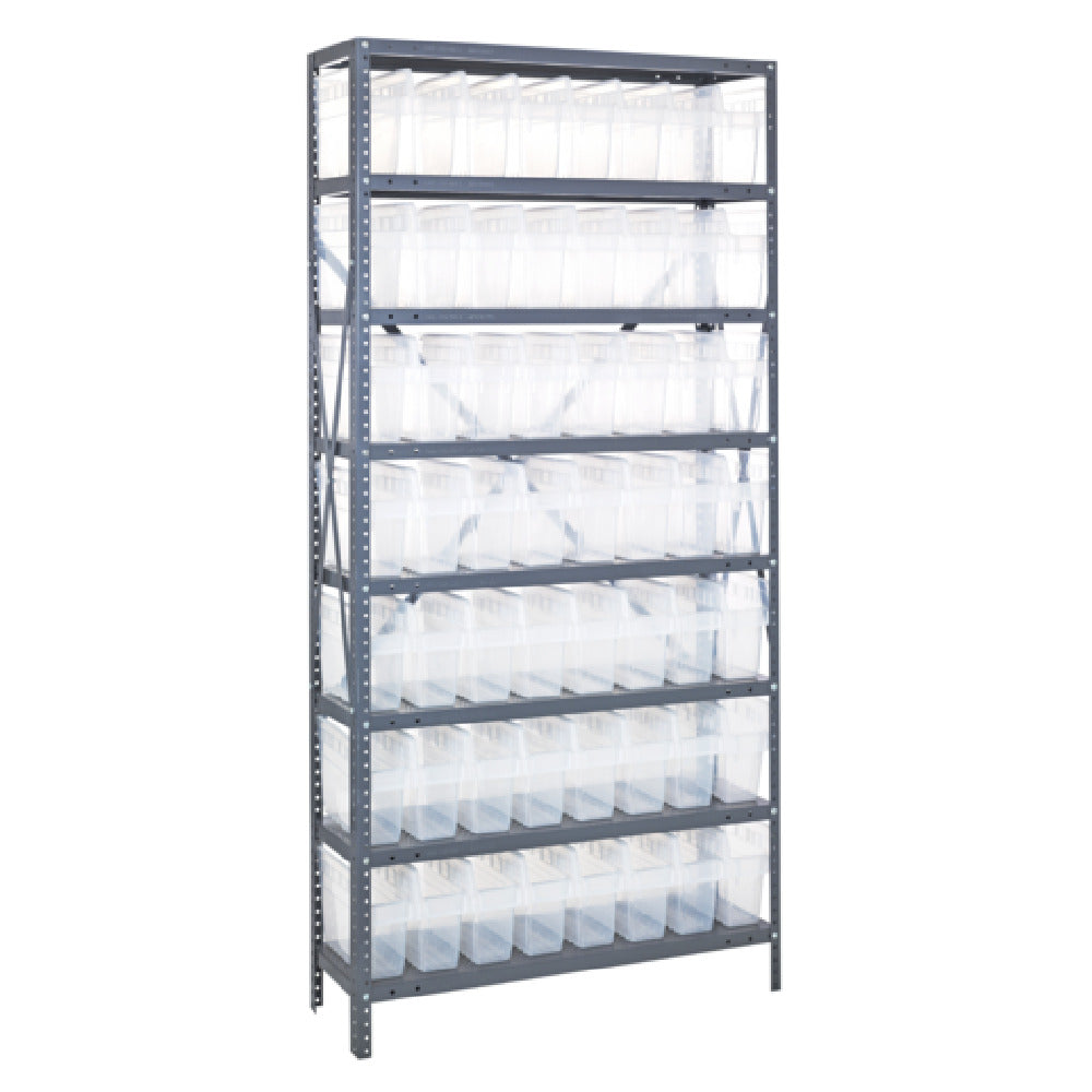 Quantum 1875-SB803CL Shelving Unit 18"D X 36"L X 75"H Heavy Duty