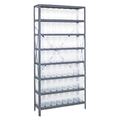 Quantum 1875-SB803CL Shelving Unit 18"D X 36"L X 75"H Heavy Duty
