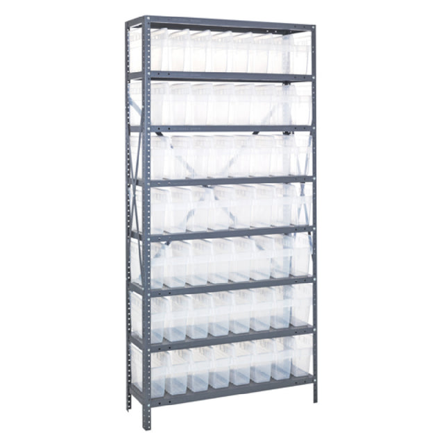 Quantum 1875-SB803CL Shelving Unit 18"D X 36"L X 75"H Heavy Duty