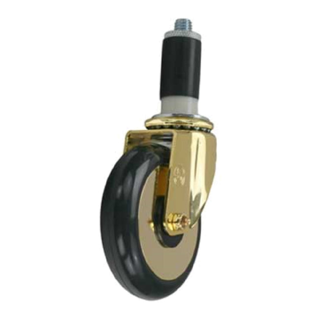 Forbes Industries 6040-ST Replacement Caster 4" Dia. Black Wheel (#6040-W)