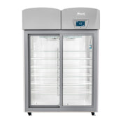 Migali Industries EVOX-2RGS-LB Medical-Grade Refrigerator 44.9 Cu. Ft. Capacity Two Sliding Glass Door