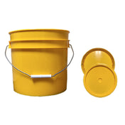 Buccaneer Container Corp 2006448070 (Buccaneer) Bucket With Yellow Lid (3.5) Gallon (custom Printed) (6 Each Per Case)