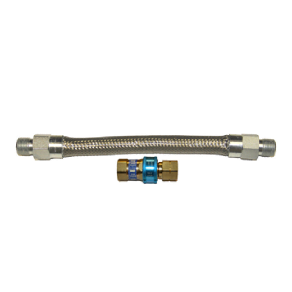 Dormont 16125BQ60 Dormont Braided Gas Connector 1-1/4" Inside Dia. 60" Long