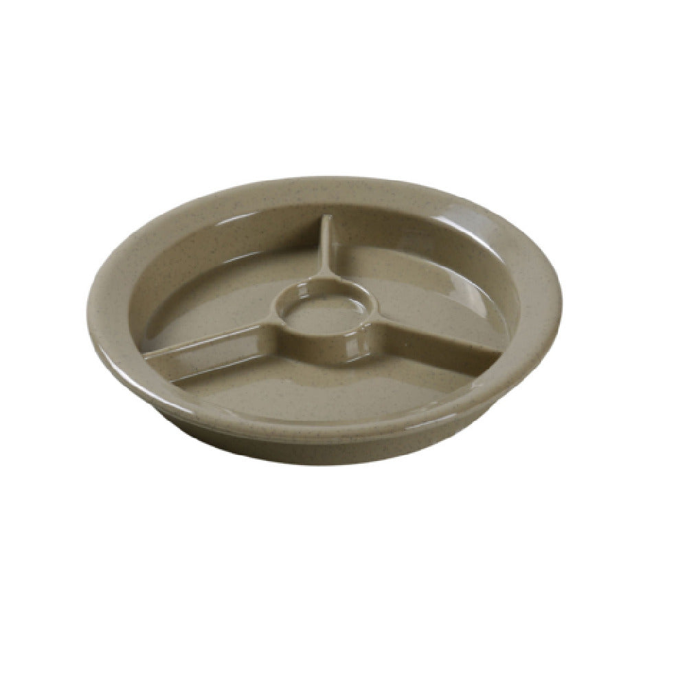 Yanco NC-511S Nu-Classic Compartment Plate 9" Dia. 3-compartments