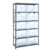Quantum QSBU-700CL Shelving Unit 18"D X 42"L X 75"H Heavy Duty