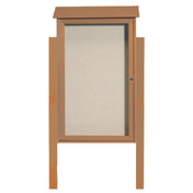Aarco PLD4226DPP-5 Message Center 26"W X 42"H Freestanding