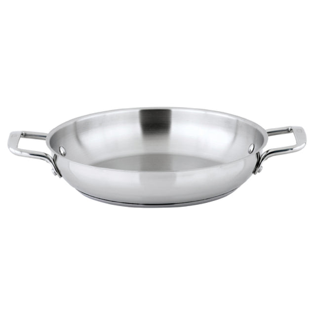 Winco SSOP-11 Induction Omelet Pan 11" Dia. X 2-1/8"H Round