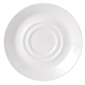 Steelite 11010158 Double Well Saucer 5.75" X 0.75" Simplicity