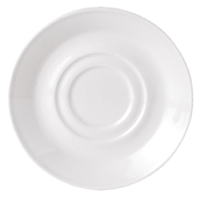 Steelite 11010158 Double Well Saucer 5.75" X 0.75" Simplicity