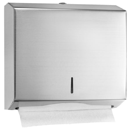 Alpine Industries ALP481 11-1/5 Inch Towel Dispenser with Lock Stainless Steel