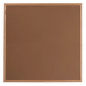 Aarco OW4848166 VIC Cork Bulletin Board 48"W X 48"H Wall Mount