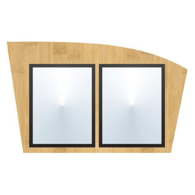 Hubert 33044 - Menu Board, 2-pocket, Wall-mount