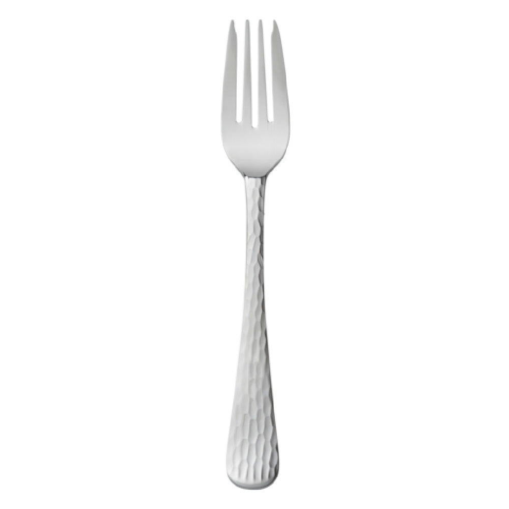 Libbey 794 038 (Formerly World Tableware) Salad Fork 6-7/8" Hammered Mirror Finish Handle