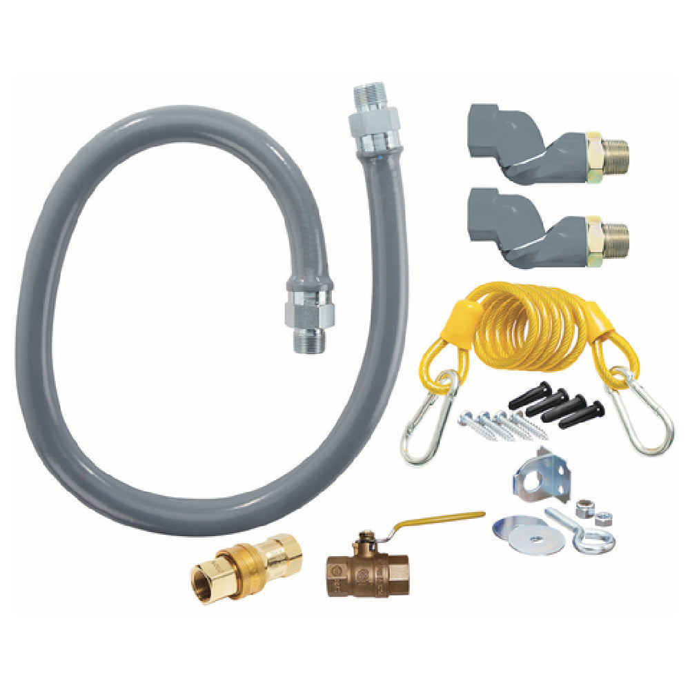 Dormont RG502S60 Dormont ReliaGuard® Foodservice Gas Connector Kit 1/2" Inside Dia.