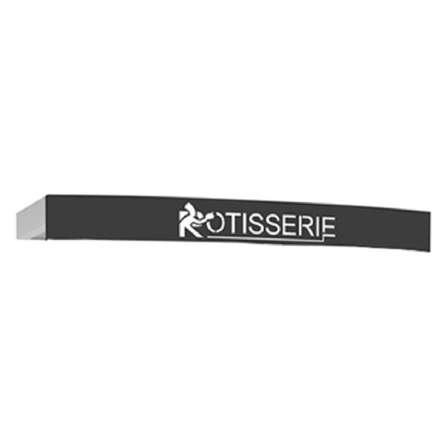 Rotisol 1400BDE Roof With Illuminated "Rotisserie" Sign (or Custom Lettering Or Logo For Additional Charge)