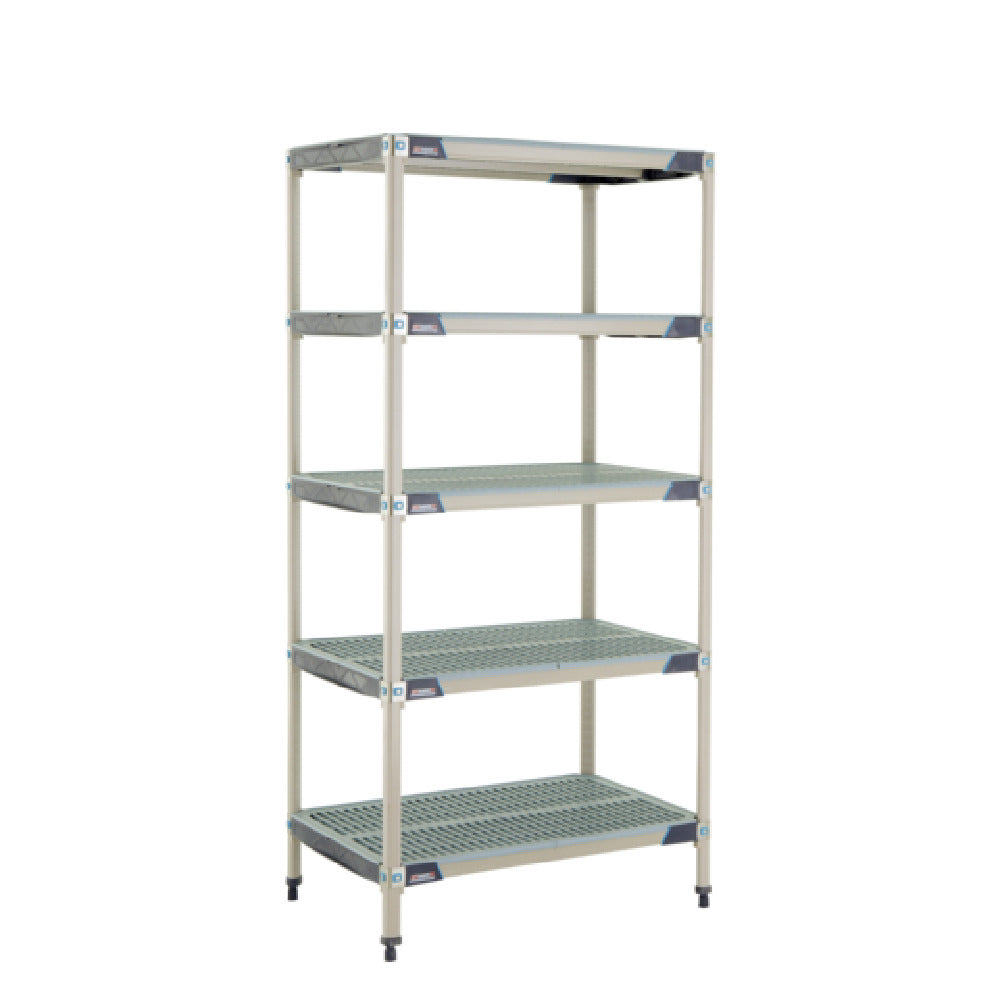 Metro 5X537GX3 MetroMax® I Starter Shelving Unit 36"W X 24"D X 74"H Rust Proof
