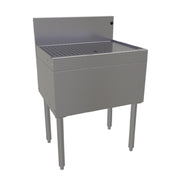 Glastender DBA-30 Underbar Drainboard Free Standing 30"W X 19"D