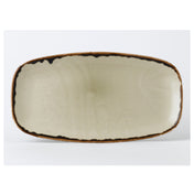 Arc Cardinal HL355 Dudson Harvest Linen Oblong Tray (L:13.875'' X W:7.375'') Vitrified Ceramic