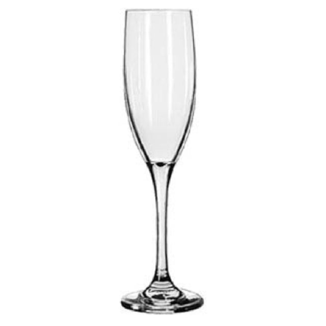 Libbey 4196SR Flute Glass 6 Oz. Tall