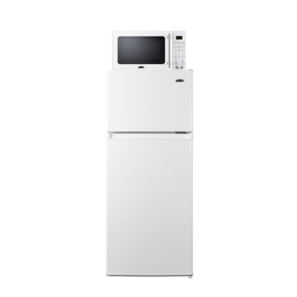 Summit MRF72WA - Microwave/refrigerator-freezer Combination With Allocator, 19" Wide