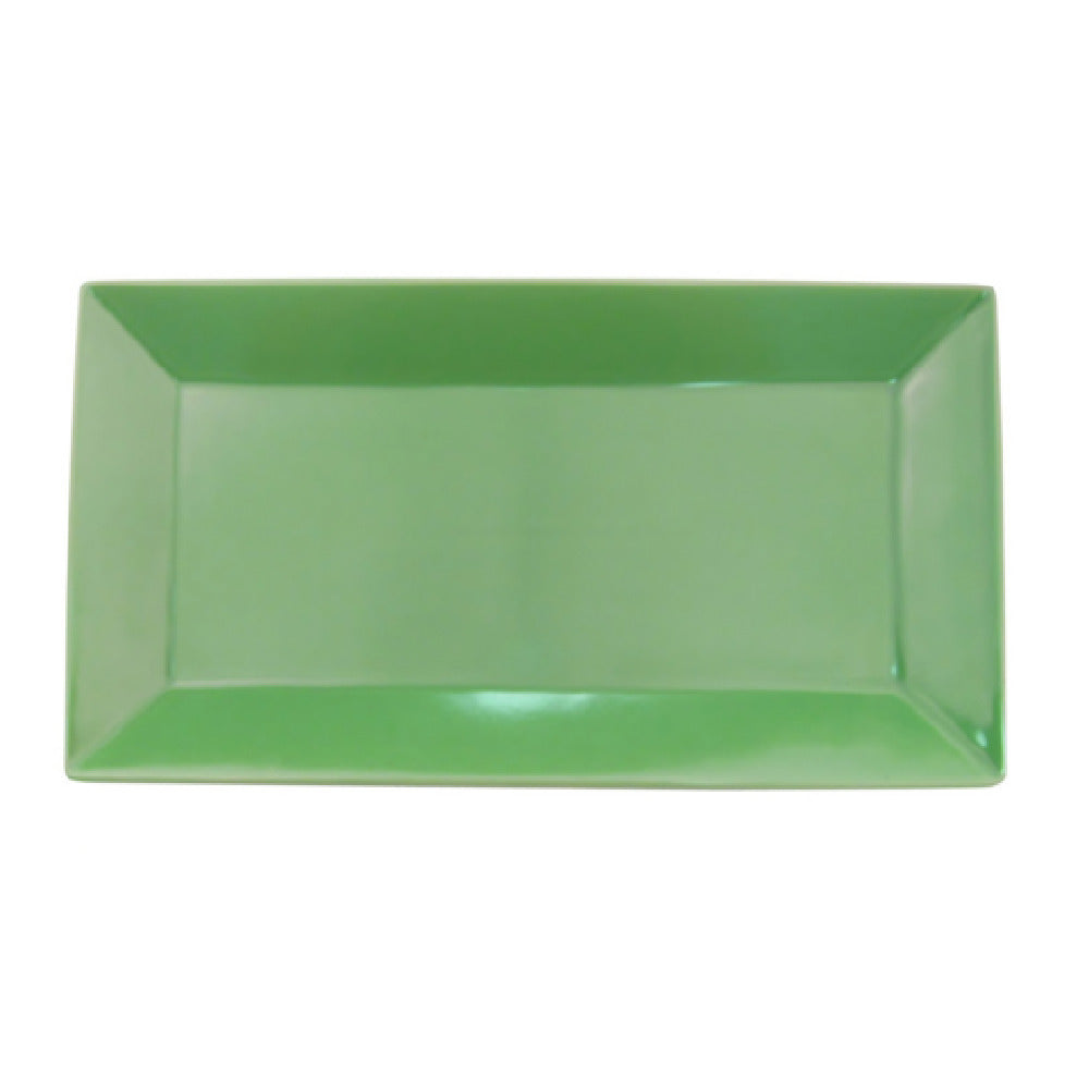 CAC China KC-14-G Color Arts Platter 13"L X 7-1/4"W X 1"H Rectangular