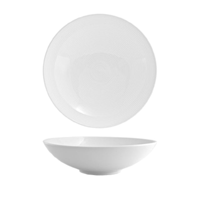 FOH DBO030WHP22 Spiral® Bowl 6 Cups (48 Oz.) 10" Dia. X 3"