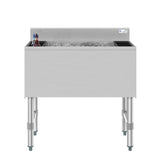 Koolmore KM-UIB-1824 Commercial Underbar Ice Bin 24"W 77 Lbs. Ice Storage Capacity