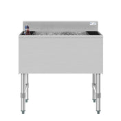Koolmore KM-UIB-1824 Commercial Underbar Ice Bin 24"W 77 Lbs. Ice Storage Capacity