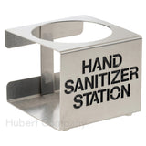 Hubert 40075 - Sanitizer Holder, Countertop, 4-3/5"L X 4-3/5"W X 3-3/5"H