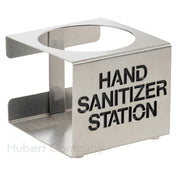 Hubert 40075 - Sanitizer Holder, Countertop, 4-3/5"L X 4-3/5"W X 3-3/5"H